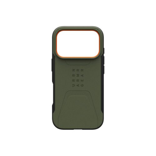 Kryt pro iPhone 17 Pro UAG Civilian Magsafe - olivově oranžový
