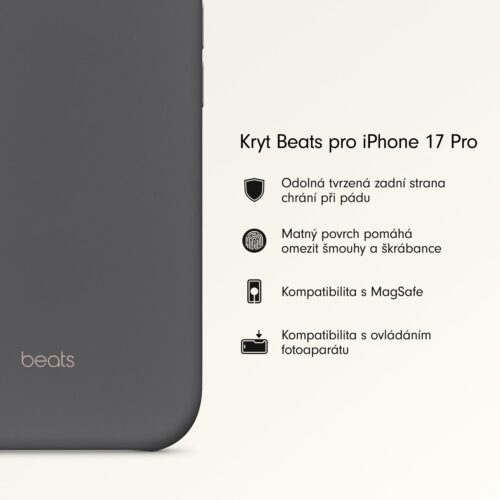Kryt pro iPhone 17 Pro s MagSafe a ovladačem fotoaparátu - granitově šedý - Obrázek 2