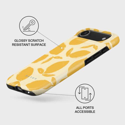 Kryt pro iPhone Air Burga Lemon Tart Tough MagSafe Case - citrón - Obrázek 2