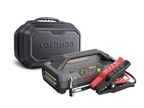 LOKITHOR Startovací zdroj s kompresorem JA302 PRO + pouzdro