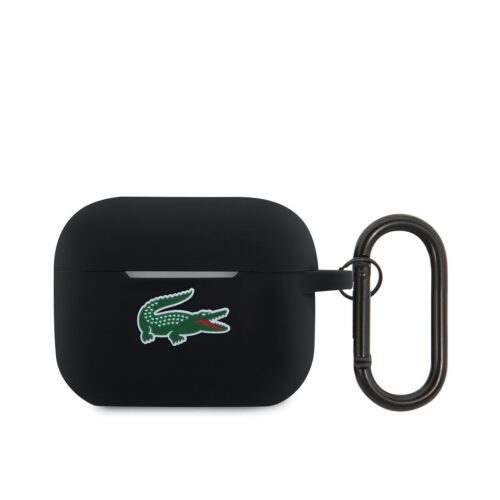 Lacoste Liquid Silicone Croc Logo Pouzdro pro AirPods Pro 2 Black LCAP2SLOK