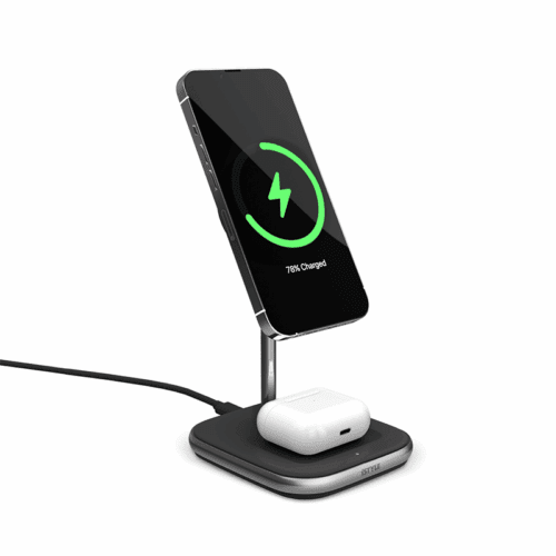 MagSafe bezdrátová nabíječka 2v1 iSTYLE - černá - Obrázek 2