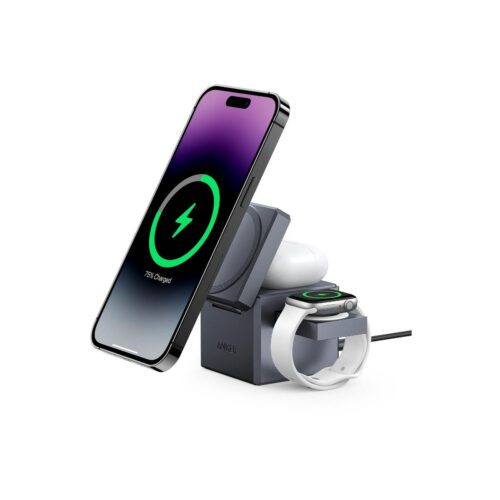 MagSafe bezdrátová nabíječka Anker 3in1 Cube MagGo