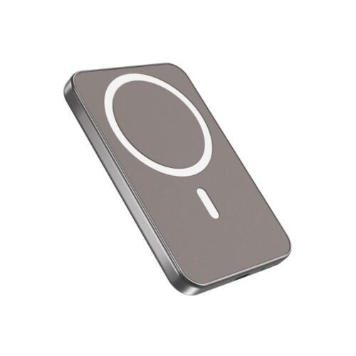 MagSafe bezdrátová powerbanka Epico UltraPack 5000mAh Mag+ - stříbrná