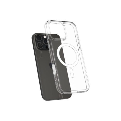 MagSafe kryt pro iPhone 16 Pro Spigen Ultra Hybrid T-series - bílý - Obrázek 2