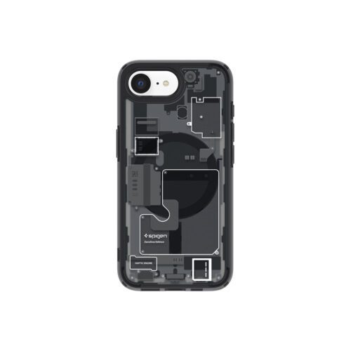 MagSafe kryt pro iPhone 16e Spigen Ultra Hybrid - zero one black