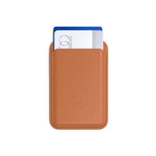 Magnetický stojánek s peněženkou pro iPhone Satechi - světle hnědý - Obrázek 2