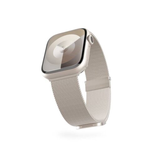 Milánský řemínek Epico pro Apple Watch 38/40/41 mm - hvězdně bílý - Obrázek 2