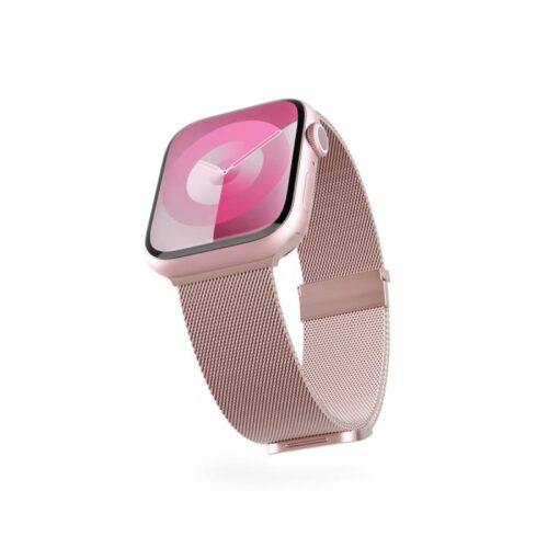 Milánský řemínek Epico pro Apple Watch 42/44/45/49 mm - růžově zlatý - Obrázek 2