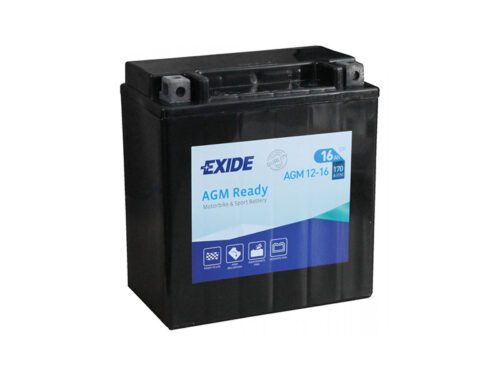 Motobaterie EXIDE BIKE AGM Ready 16Ah