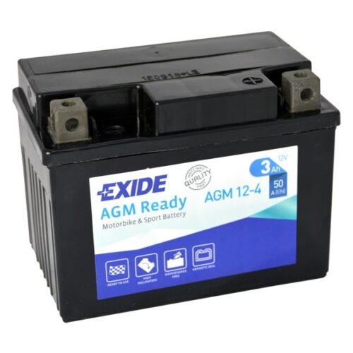 Motobaterie EXIDE BIKE AGM Ready 3Ah