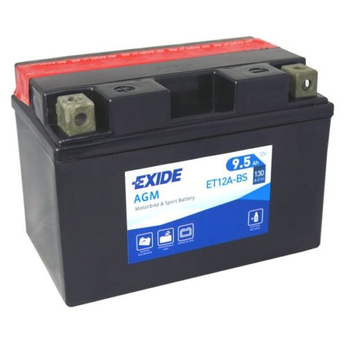 Motobaterie EXIDE ET12A-BS