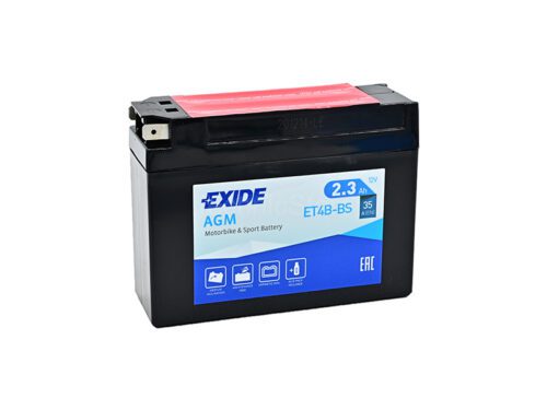 Motobaterie EXIDE ET4B-BS