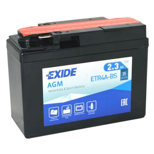 Motobaterie EXIDE ETR4A-BS
