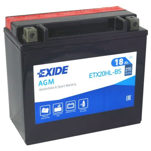 Motobaterie EXIDE ETX20HL-BS