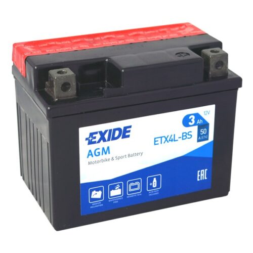 Motobaterie EXIDE ETX4L-BS