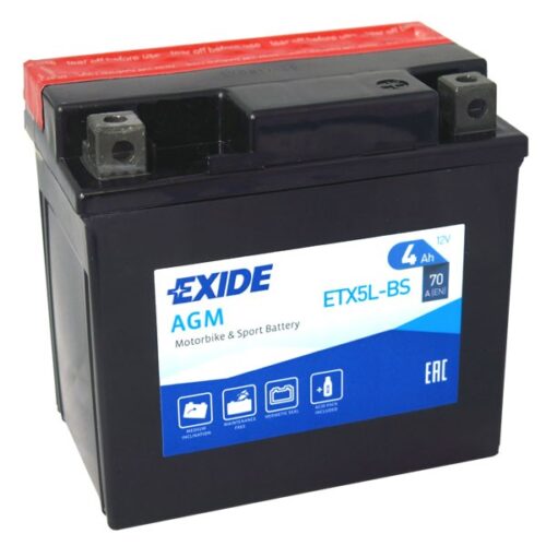 Motobaterie EXIDE ETX5L-BS