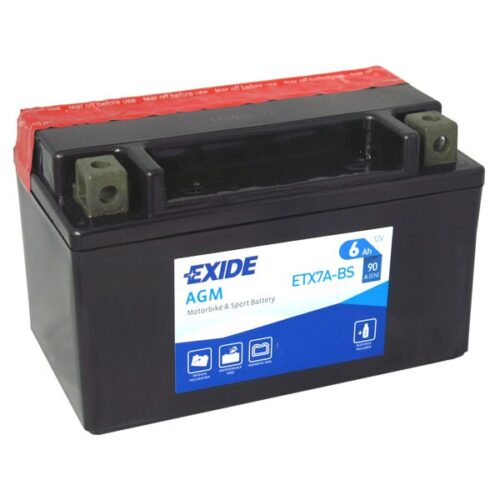 Motobaterie EXIDE ETX7A-BS