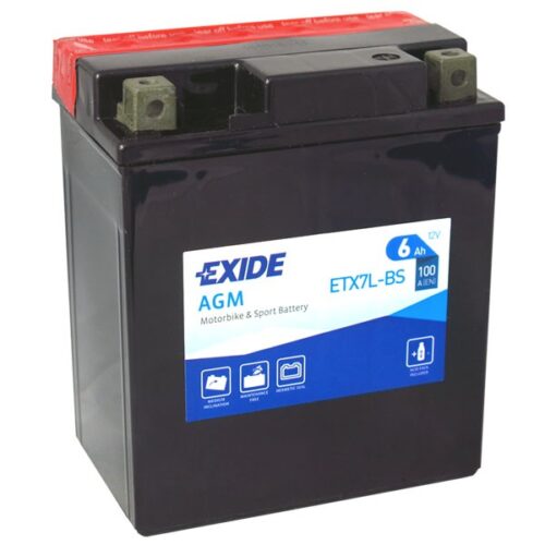 Motobaterie EXIDE ETX7L-BS