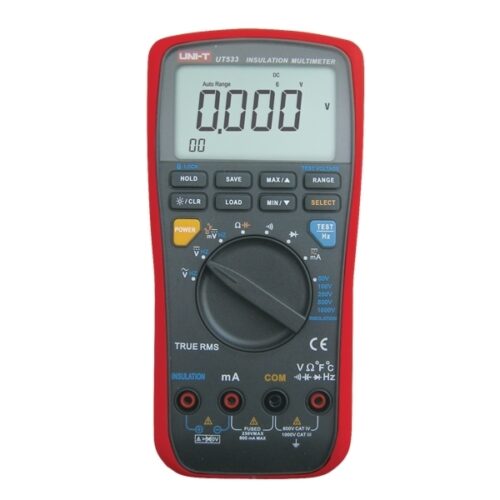 Multimetr UNI-T UT533 s integrovaným testerem izolace 07720100