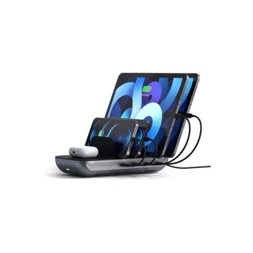 Nabíjecí stanice pro více zařízení Satechi Dock 5 Multi device charging station - vesmírně šedá - Obrázek 2