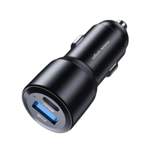 Nabíječka do auta Mobile Origin Car Charger 60W USB-C a USB-A - Obrázek 2