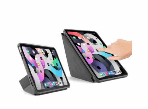 Obal na iPad Air 10.9" (2020) Pipetto Origami Shield - černý - Obrázek 2