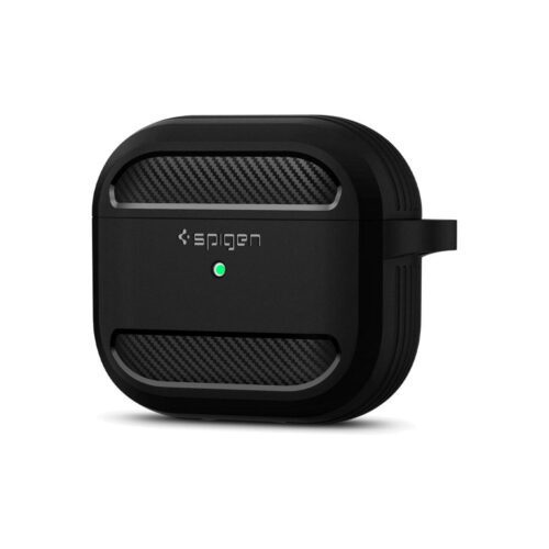 Obal pro AirPods 3 Spigen Rugged Armor - černý - Obrázek 2