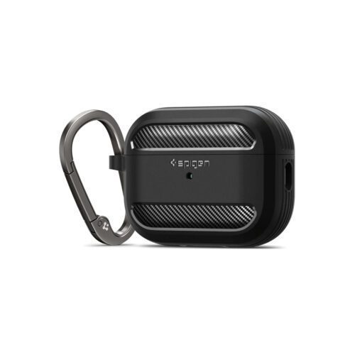 Obal pro AirPods Pro 2. gen Spigen Rugged Armor - černý