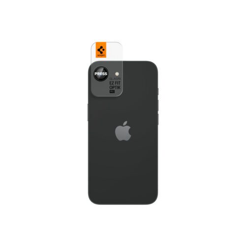 Ochranné sklo na čočku pro iPhone 16e Spigen Glass tR EZ Fit Optik Pro (2ks) - černé - Obrázek 2