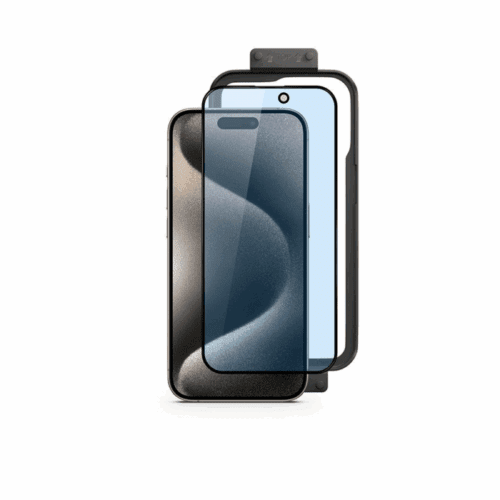 Ochranné sklo na iPhone 15 Plus iSTYLE 3D+ GLASS s ochranou proti modrému světlu