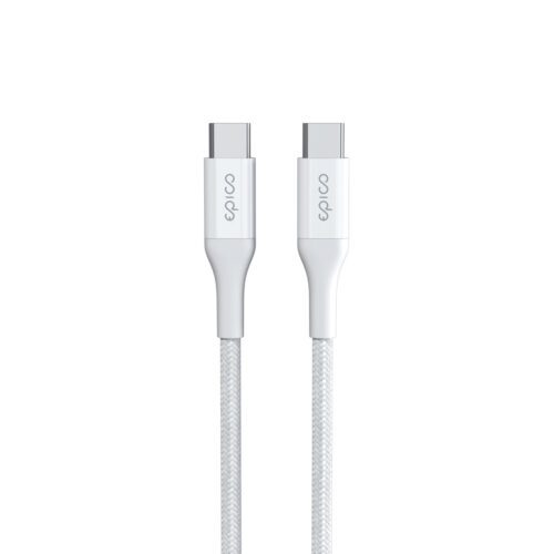 Opletený kabel Epico PD USB-C na USB-C 1