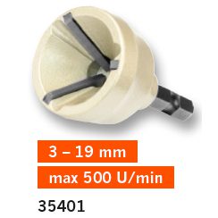 PROJAHN Odhrotovač 3-19 mm 35401.24