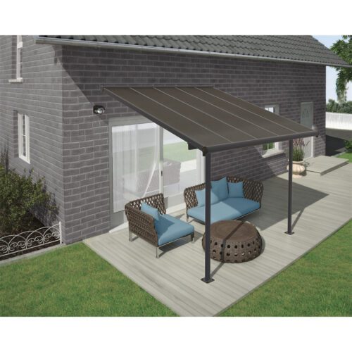 Palram Capri 3000 antracit 3 x 3 hliníková (montovaná) pergola 705599