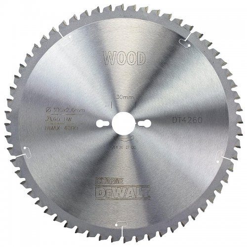 Pilový kotouč 305x30mm 60z ATB -5° DeWALT DT4260 DT4260