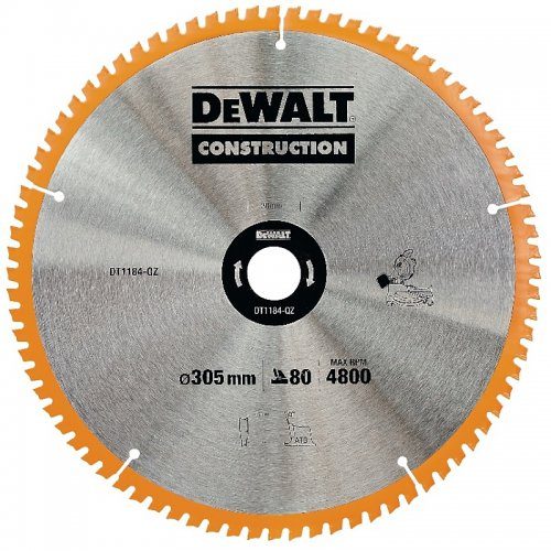 Pilový kotouč 305x30mm 80z ATB -5° DeWALT DT1184 DT1184