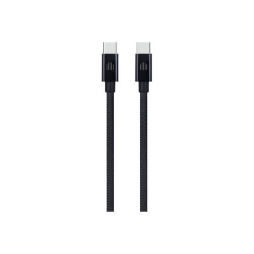 Pletený kabel USB-C / USB-C Dviced 2 m – černý