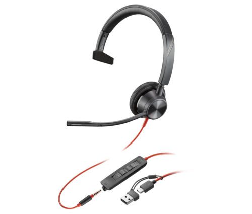 Poly Blackwire 3315 USB-C/A + 3