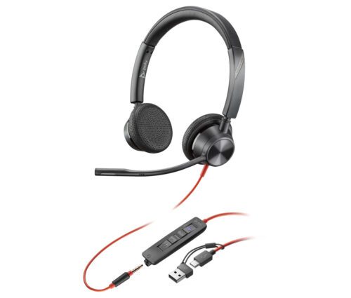 Poly Blackwire 3325 MS USB-C/A + 3