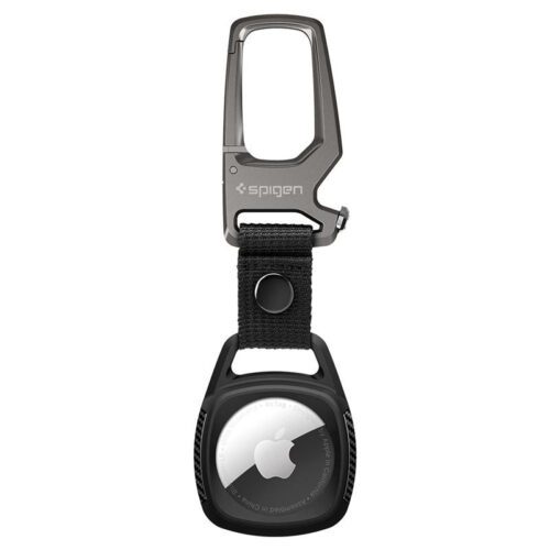 Pouzdro na AirTag Spigen Rugged Armor - černé