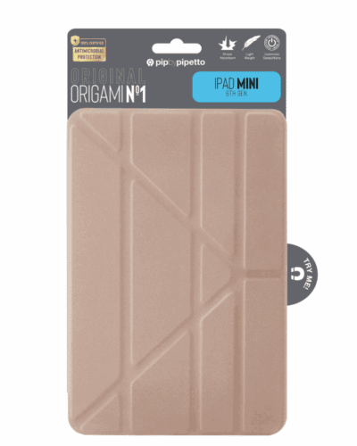 Pouzdro na iPad mini 6 Pipetto Origami Pencil Case No.1 - růžově zlaté