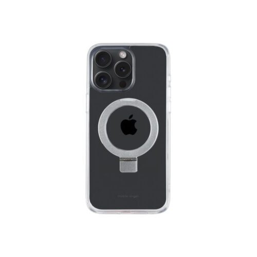 Pouzdro na iPhone 15 Pro Max Mobile Origin RingMag - průhledné