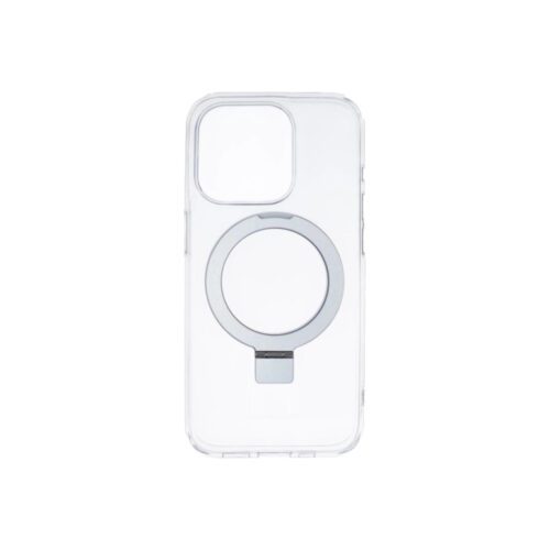 Pouzdro na iPhone 15 Pro Mobile Origin RingMag - průhledné