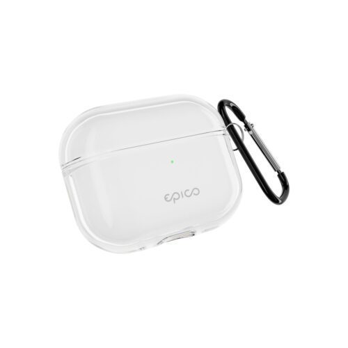 Pouzdro s karabinou pro AirPods Pro 3 Epico - průhledné