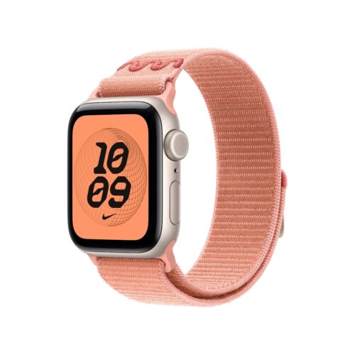 Řemínek pro Apple Watch 38/40/41 mm Apple Alpenglow Pink provlékací sportovní Nike - Obrázek 2