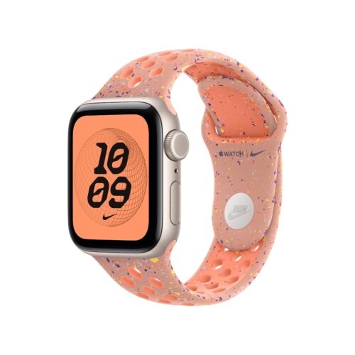 Řemínek pro Apple Watch 38/40/41 mm Apple Alpenglow Pink sportovní Nike - M/L - Obrázek 2