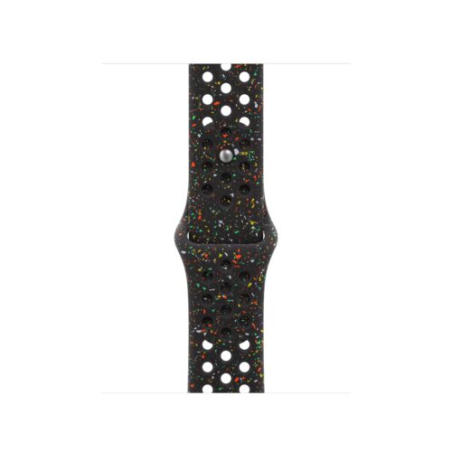Řemínek pro Apple Watch 38/40/41 mm Apple Midnight Black sportovní Nike - M/L