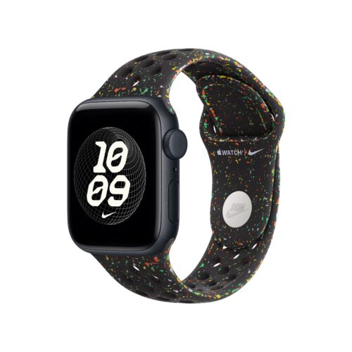 Řemínek pro Apple Watch 38/40/41 mm Apple Midnight Black sportovní Nike - S/M - Obrázek 2