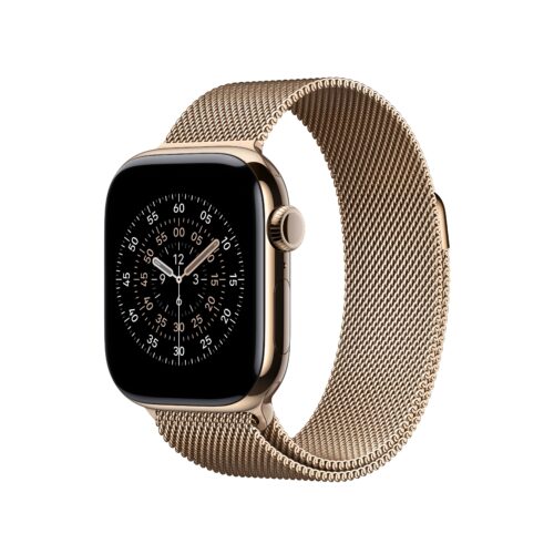Řemínek pro Apple Watch 38/40/41 mm Apple zlatý milánský tah - Obrázek 2