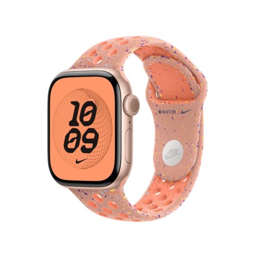 Řemínek pro Apple Watch 38/40/41/42 mm Apple Alpenglow Pink sportovní Nike - S/M - Obrázek 2